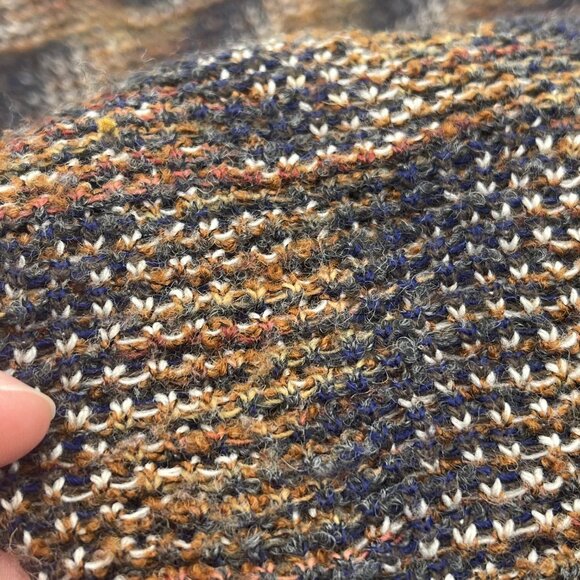 VTG 90s Jos A Bank Sweater Men Large Geometric Grandpa Hipster Italy Pullover Z - Picture 3 of 9